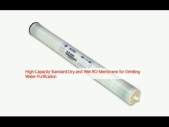 Μεγάλης χωρητικότητας τυποποιημένη στεγνή και υγρή μεμβράνη RO για καθαρισμό πόσιμου νερού